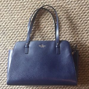 Kate Spade Grand Street Lydia Tote in Navy